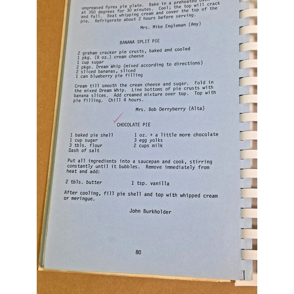 Vintage 1976 Creative Cookery Dallas St. Michael and All Angels Cookbook